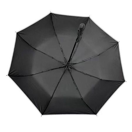 Зонт складной автоматический Forest Walker с фонариком, чёрный