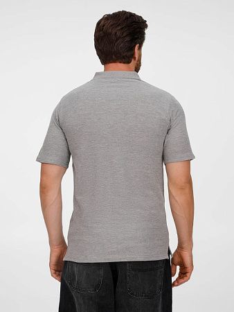 Рубашка поло унисекс Tervise, серый меланж, размер L