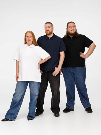 Рубашка поло унисекс Pacific, белая, размер 4XL