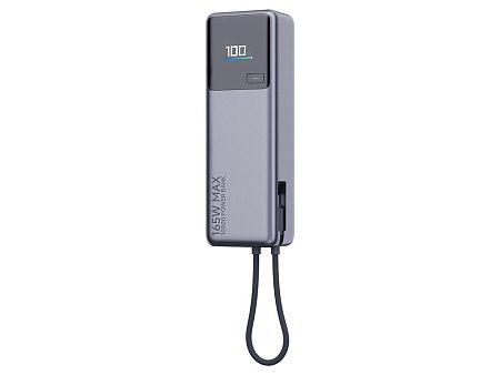 Внешний аккумулятор со встроенным кабелем Xiaomi 165W Power Bank, 10000 мАч