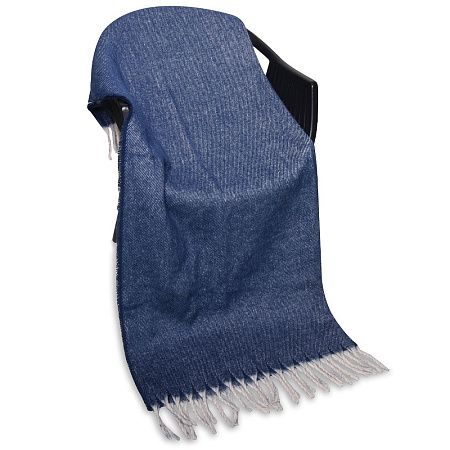 Плед акриловый Super Soft Nature размер 120*160 см, темно-синий, плотность 450гр/м2