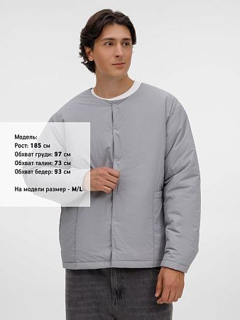 Куртка унисекс Veter, серая, размер XS/S