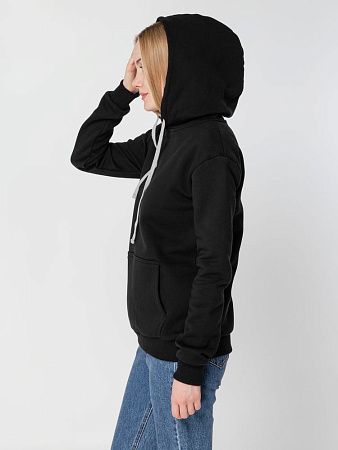 Толстовка с капюшоном Unit Kirenga Heavy, черная, размер XS