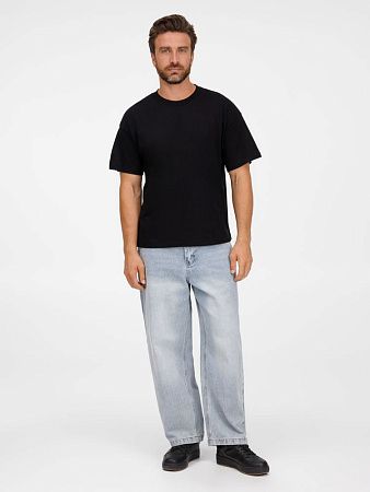 Футболка оверсайз унисекс Legacy, черная, размер XS