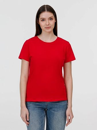 Футболка женская E150, оранжевая, размер M