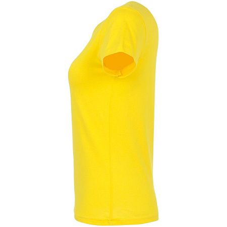 Футболка женская Miss 150, желтая, размер L