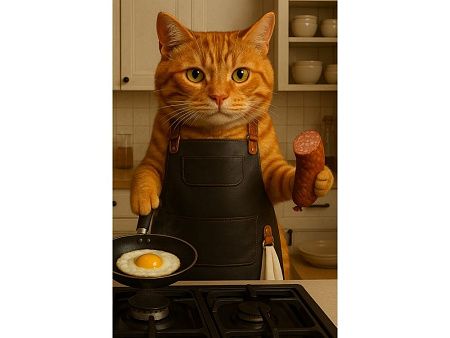 Фартук из натуральной кожи с карманами