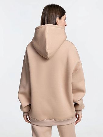 Худи Kulonga Oversize, бежевое (песочное), размер XL/2XL