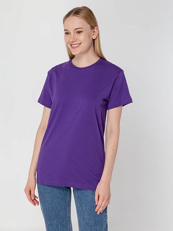 Футболка унисекс T-Bolka 160, фиолетовая, размер S v2