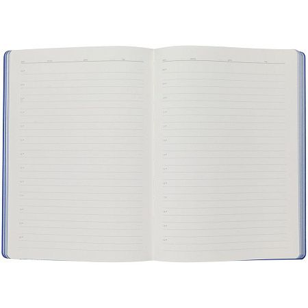 Ежедневник Flexpen, недатированный, серебристо-синий