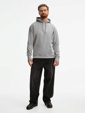 Худи унисекс Condor, серый меланж, размер S
