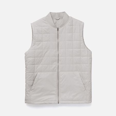 Жилет унисекс Warmbridge, светло-серый, размер S
