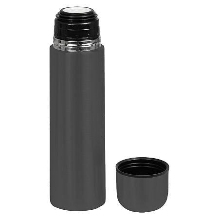 Термос вакуумный стальной Optimus  двухстеночный 500 мл, темно-серый