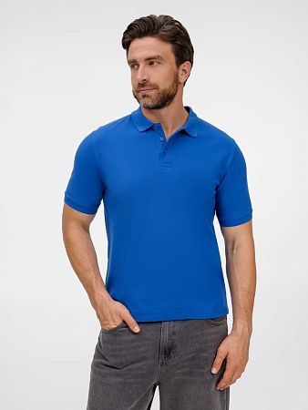 Рубашка поло унисекс Upswing, ярко-синяя, размер XXL