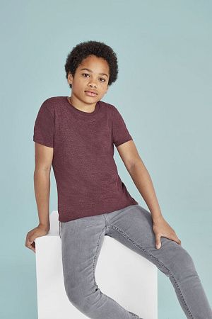 Футболка детская Regent Fit Kids, черная, размер 12 лет (142-152 см)