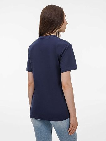 Футболка унисекс T-Bolka 180, темно-синяя, размер M