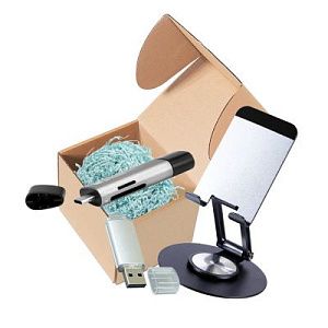 Подарочный набор "Смарт решение": флешка 8 Гб, кардридер, подставка для смартфона