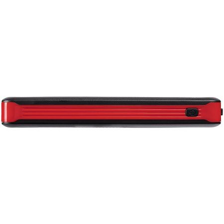 Аккумулятор с беспроводной зарядкой Holiday Maker Wireless, 10000 мАч, красный