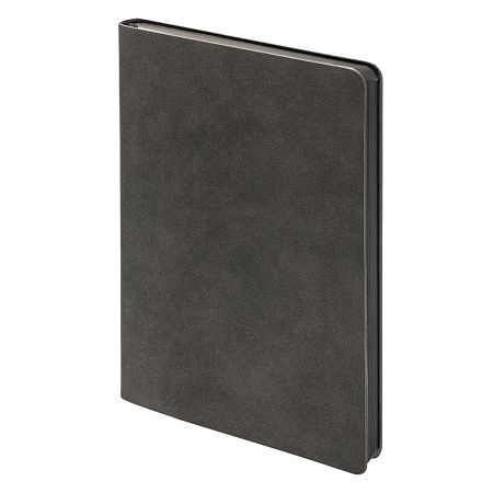 Ежедневник Flexy Nuba А5, черный, недатированный, в гибкой обложке