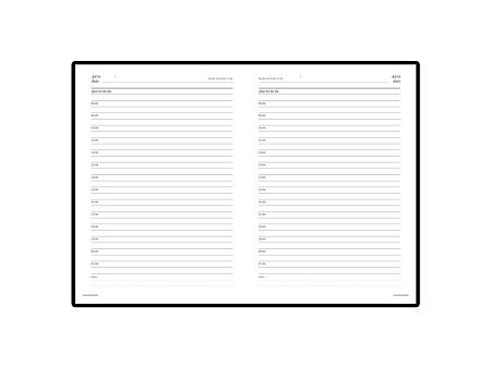 Ежедневник недатированный А6+ «Sidney Nebraska» с серебряным срезом