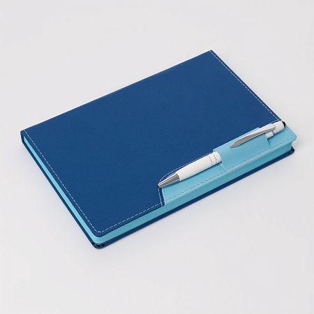 Ежедневник B2Book Medio Wing недатированный, синий