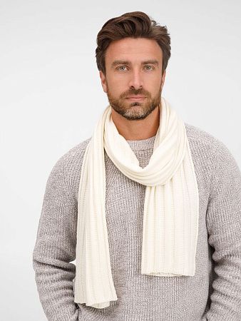 Шарф Metelitsa, белый (молочный)