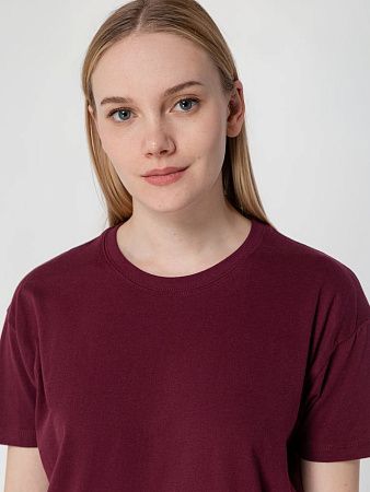 Футболка унисекс Regent 150, бордовая, размер XL