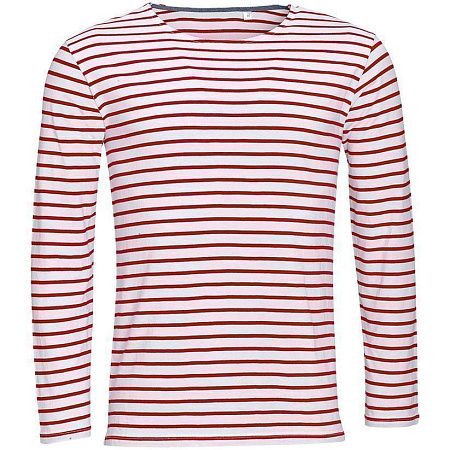 Футболка мужская Marine Men, белая с красным, размер XL