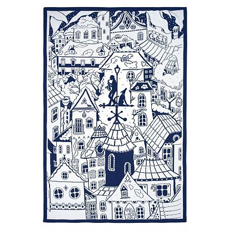 Плед на заказ Tricksy Net, 2 цвета, L, полушерсть