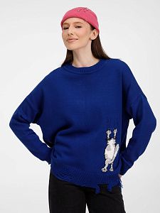 Джемпер Sharpick, темно-синий (кобальт), размер L/XL