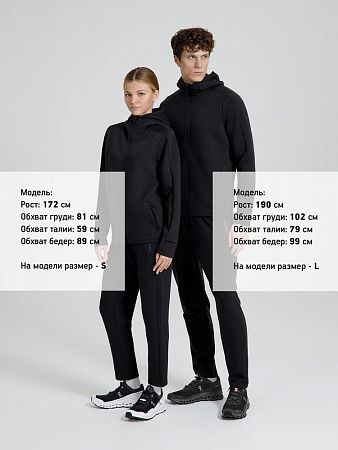 Куртка с капюшоном унисекс Begi, черная, размер XXL