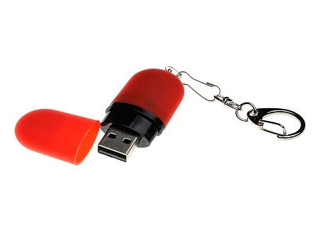 USB 3.0- флешка «Goutte Soft-touch» на 64 Гб каплевидной формы