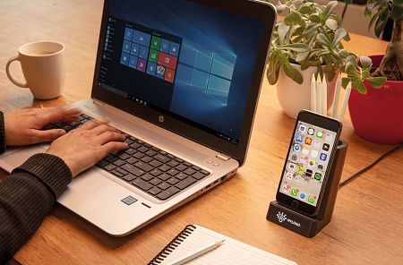 Док-станция Light up для беспроводной зарядки с подставкой для ручек, 5W