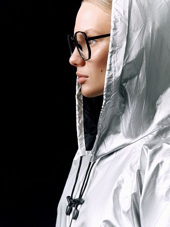 Дождевик Palladio Pockets, серебристый, размер S