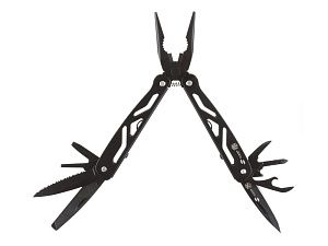 Мультитул, 12 функций, цвет: черный