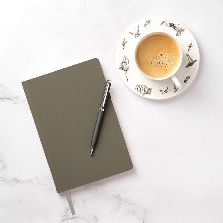 Ежедневник Spark недатированный, серый (без упаковки, без стикера)