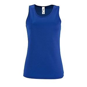 Майка женская Sporty TT Women, ярко-синяя, размер XXL