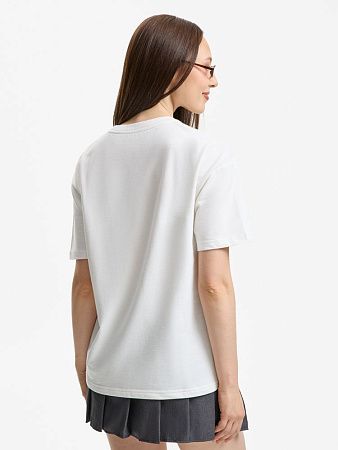 Футболка унисекс Durington, белая, размер XS/S