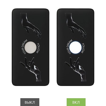 Внешний аккумулятор с подсветкой Ancor PD Plus 20000 mAh, черный