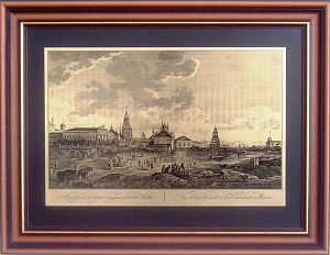 Гравюра "Спасские ворота 1"