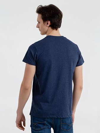 Футболка мужская Regent Fit 150, синий меланж, размер XS
