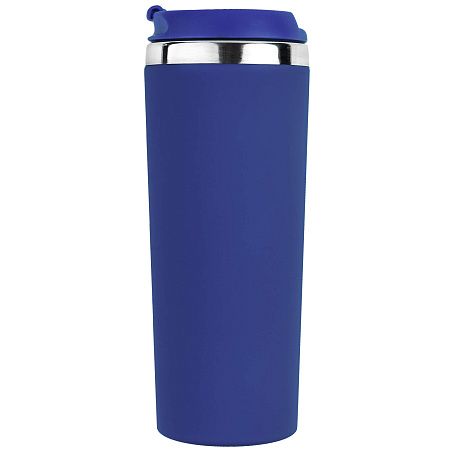 Термокружка KOMO SOFT COLOR 420мл. Темно-синяя с темно-синей крышкой 6060.14