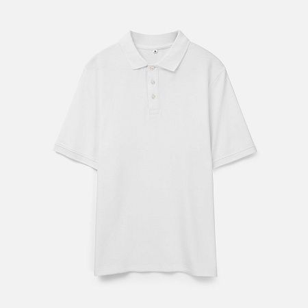 Рубашка поло унисекс Upswing, белая, размер 3XL