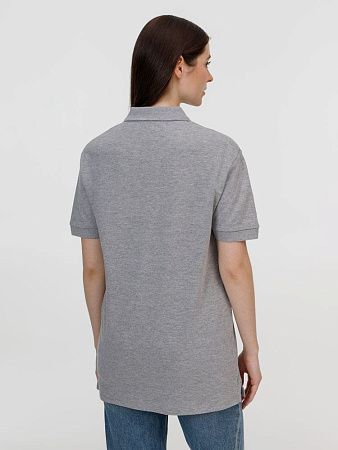Рубашка поло унисекс Pacific, серый меланж, размер M