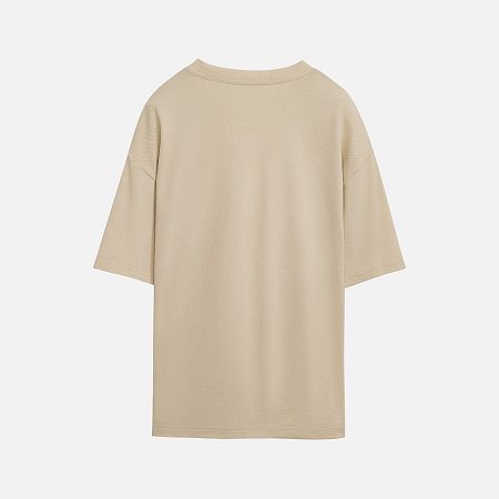 Футболка унисекс премиум AURA, бежевый