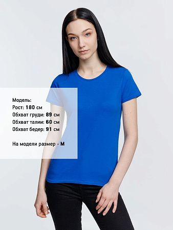 Футболка женская Crusader Women, ярко-синяя, размер L