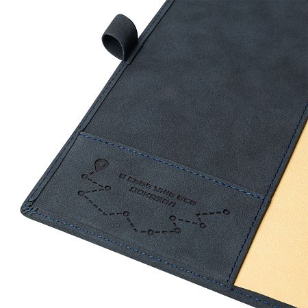 Ежедневник-портфолио Clip NEO недатированный в подарочной коробке, черный (в комплекте ручка Tesoro серебро)