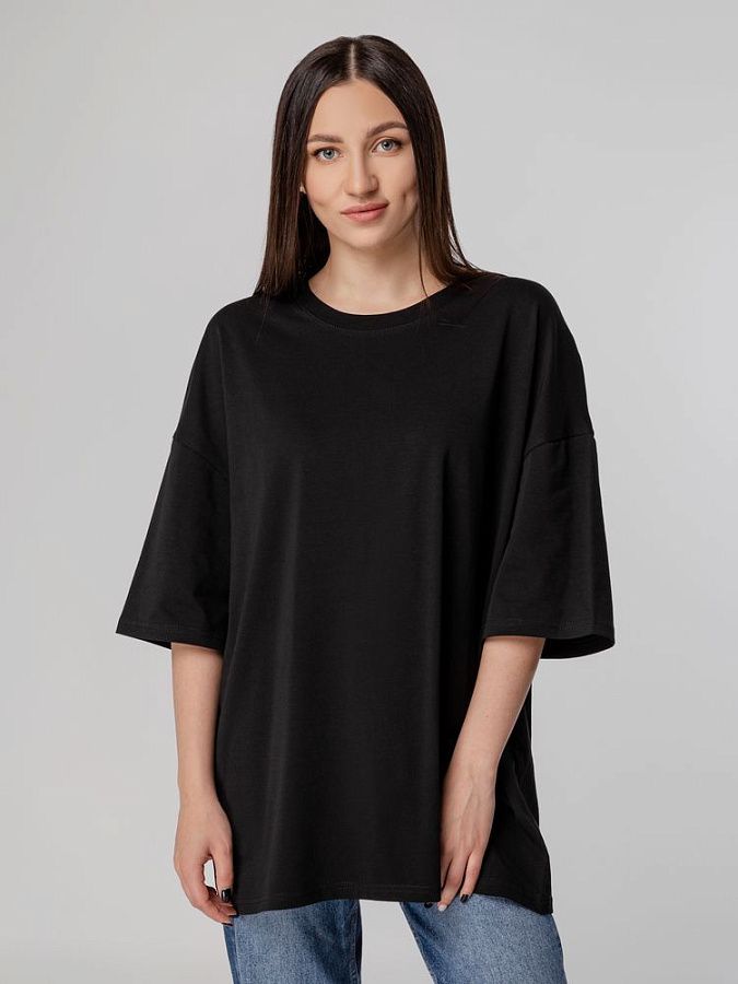 Футболка унисекс оверсайз Crosstown, белая под нанесение