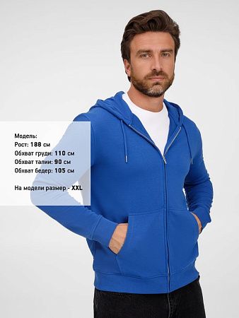 Толстовка унисекс Calipso, ярко-синяя (royal), размер XS