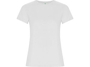 Футболка из органического хлопка «Golden Woman» женская под нанесение